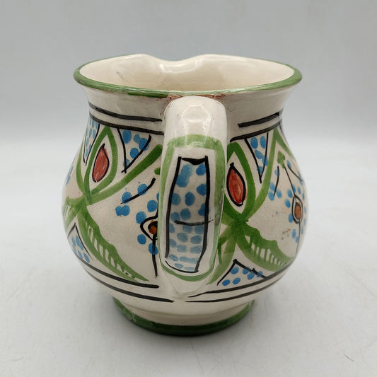 Brocca Caraffa Ceramica Terracotta Etnica Marocco Marocchina L. 0,5 Dipinta Mano 0302221100