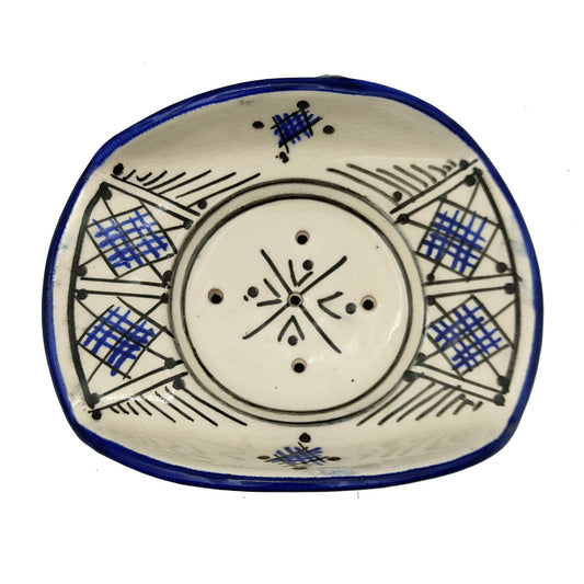 Porta Sapone Ceramica Terracotta Artigiano Etnico Marocco Marocchino 0303221400