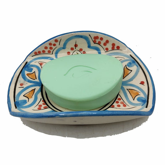 Porta Sapone Ceramica Terracotta Artigiano Etnico Marocco Marocchino 0303221425