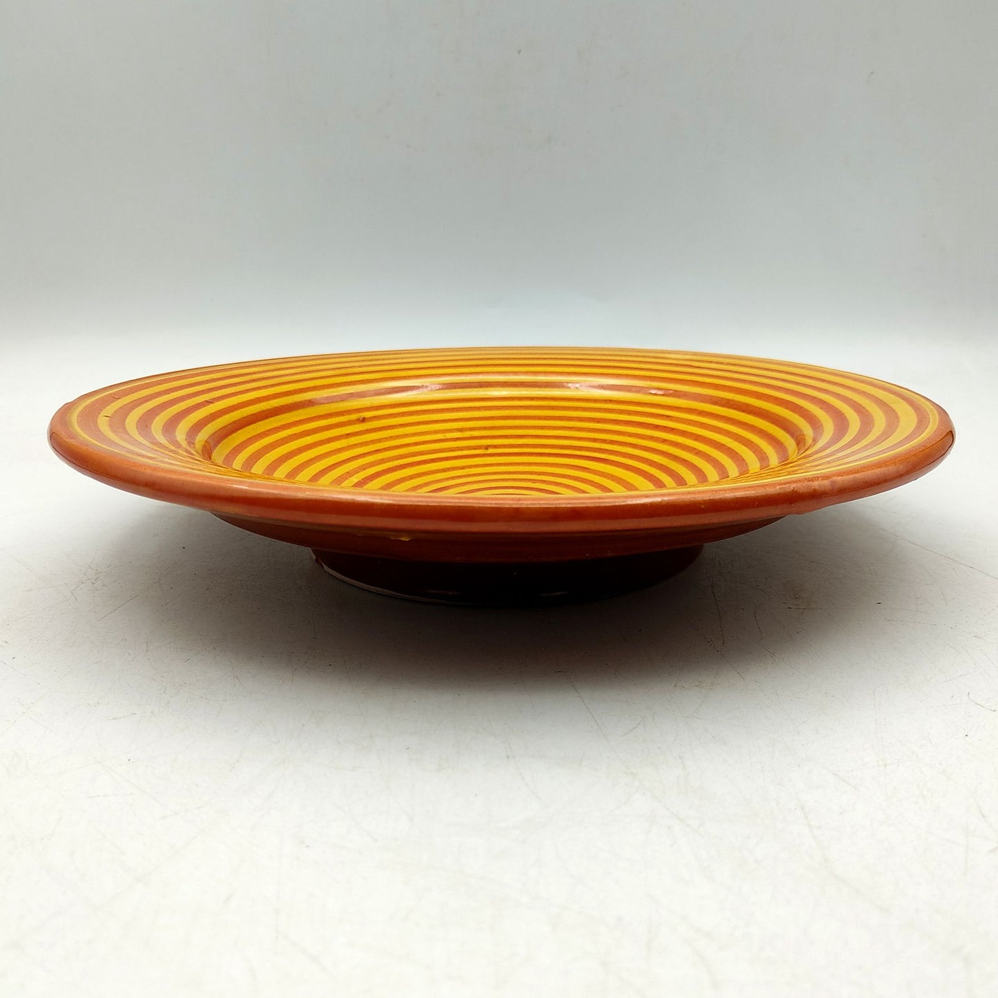 Piatto Ceramica Terracotta Parete Diam.23cm Etnico Marocchino Marocco 0401221123