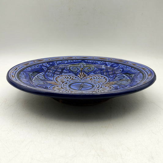 Piatto Ceramica Terracotta Parete Diam.23cm Etnico Marocchino Marocco 0401221312