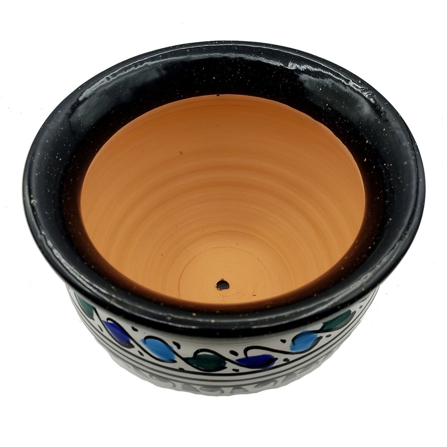 Vaso Cachepot Berbero Etnico Tunisno Marocchino Ceramica Terracotta Orientale 0411221007