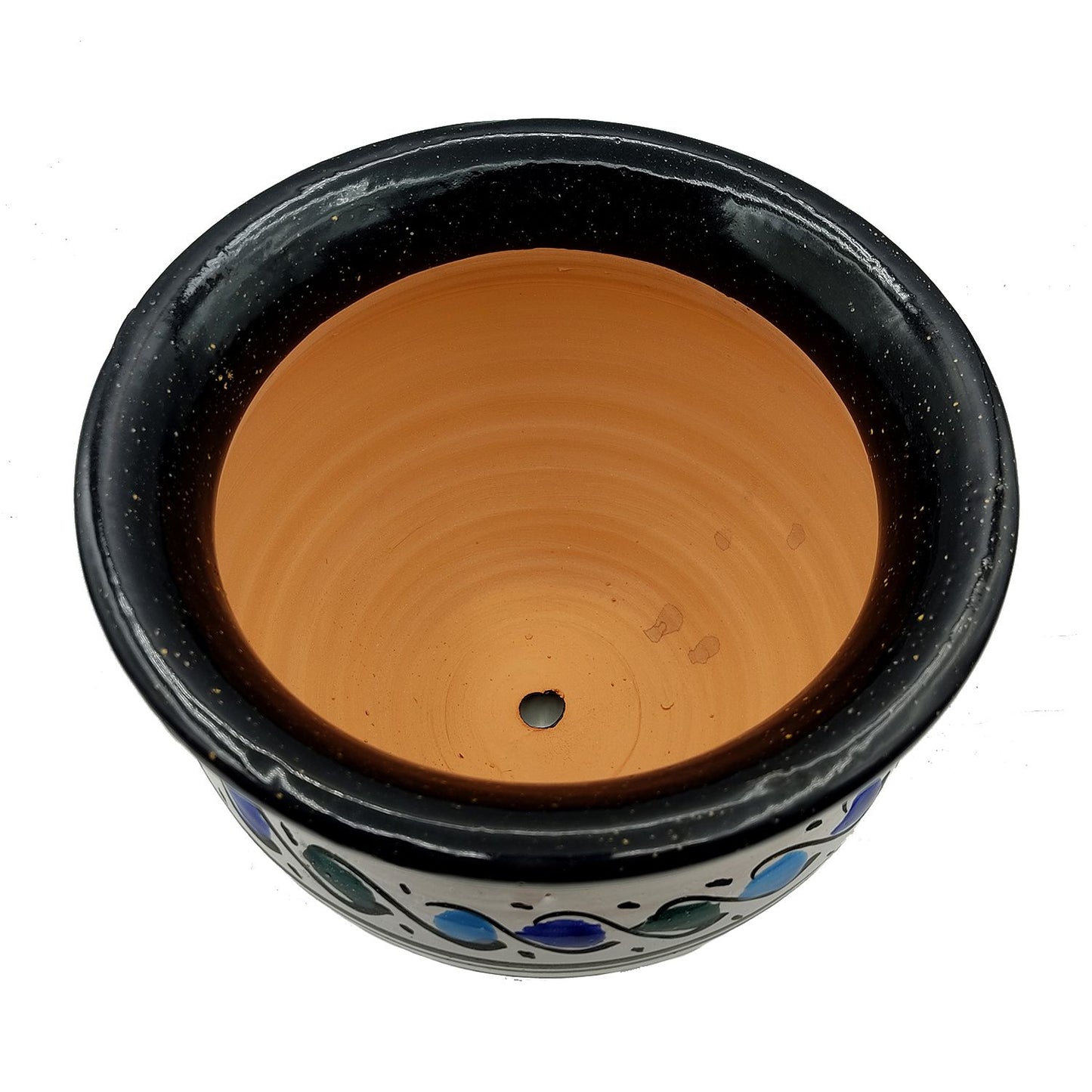 Vaso Cachepot Berbero Etnico Tunisno Marocchino Ceramica Terracotta Orientale 0411221008