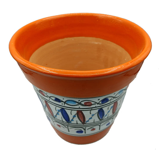 Vaso Terracotta Tunisino Marocchino Etnico Decoro Fioriera Ceramica 0411221019