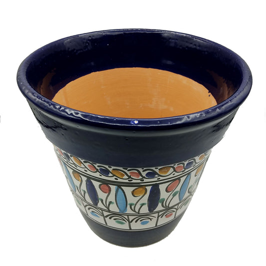 Vaso Terracotta Tunisino Marocchino Etnico Decoro Fioriera Ceramica 0411221022