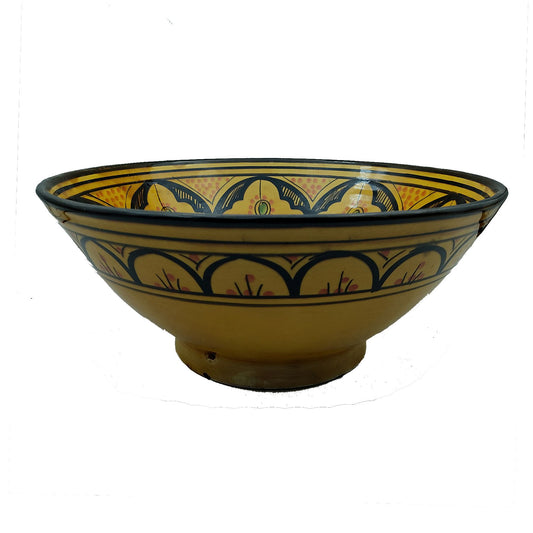Ciotola Piatto Salse Zuppa Etnica Marocco Marocchina Ceramica Terracotta Diam. 31 cm 0902221222