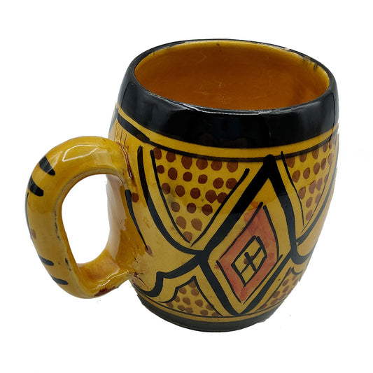 Bicchiere Tazza Boccale Ceramica Terracotta Etnico Marocco Marocchino 1003221203