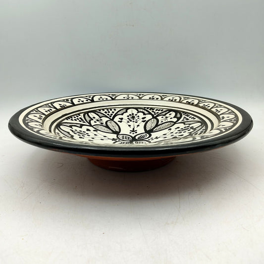 Piatto Ceramica Terracotta Parete Diam.27cm Etnico Marocchino Marocco 1101221040