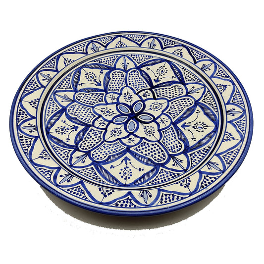 Piatto Ceramica Terracotta Parete Diam.43cm Etnico Marocchino Marocco 1512211208