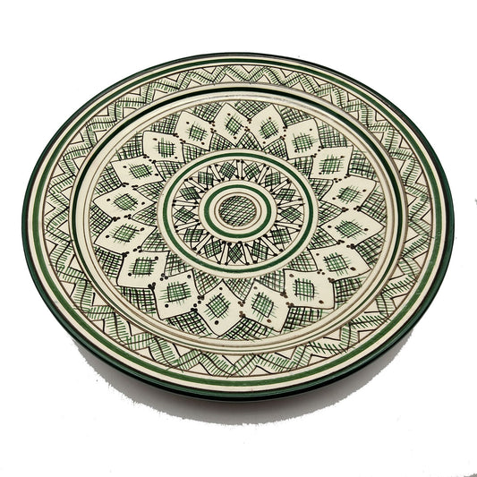Piatto Ceramica Terracotta Parete Diam.43cm Etnico Marocchino Marocco 1512211233
