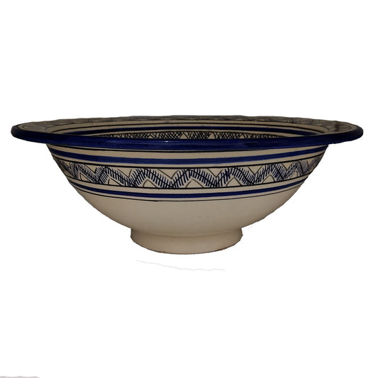 Lavabo Lavandino da Bagno Ceramica Terracotta Etnico Marocco Marocchino 1603221109