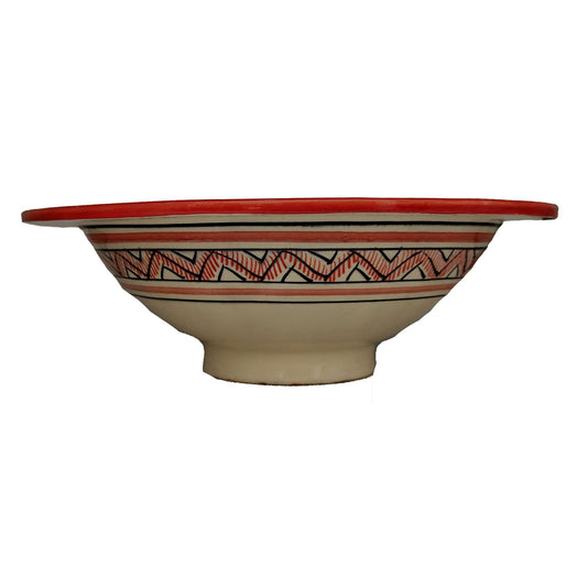 Lavabo Lavandino da Bagno Ceramica Terracotta Etnico Marocco Marocchino 1603221211