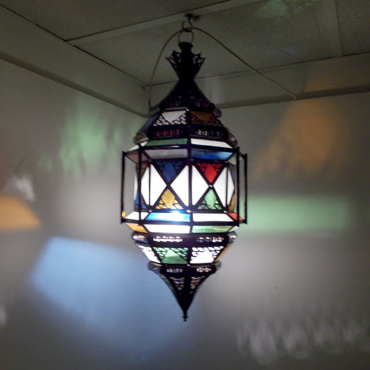 Arredamento Etnico Lampadario Marocchino Lampada Lanterna Orientale  2307181151