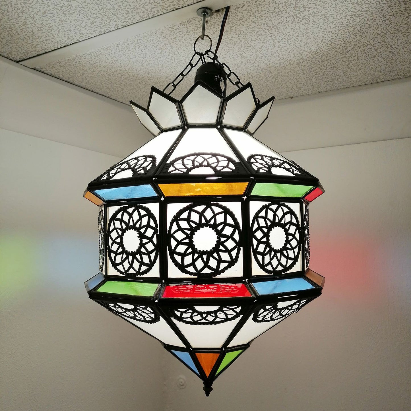 Etnisch decor Marokkaanse kroonluchter Oosterse lantaarnlamp 0603191103