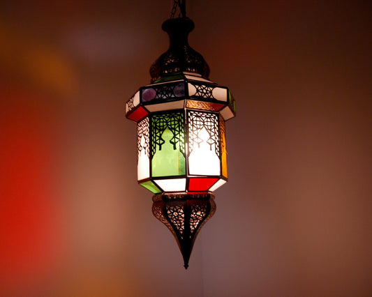 Arredamento Etnico Lampadario Marocchino Lampada Lanterna Orientale  1207191231