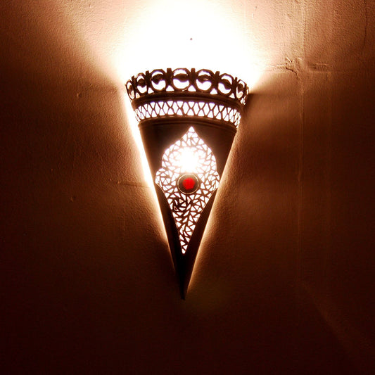 Marokkaanse etnische wandkandelaar aluminium lamp 0202201204
