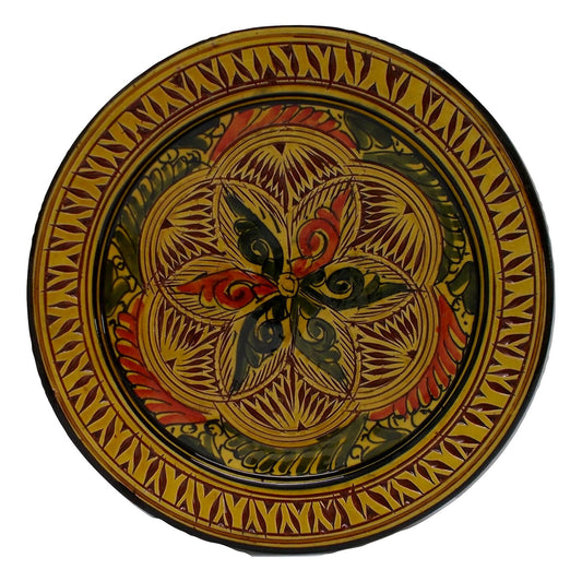 Artigianato Etnico Piatto Da Parete Ceramica Terracotta Marocchino 1509181001