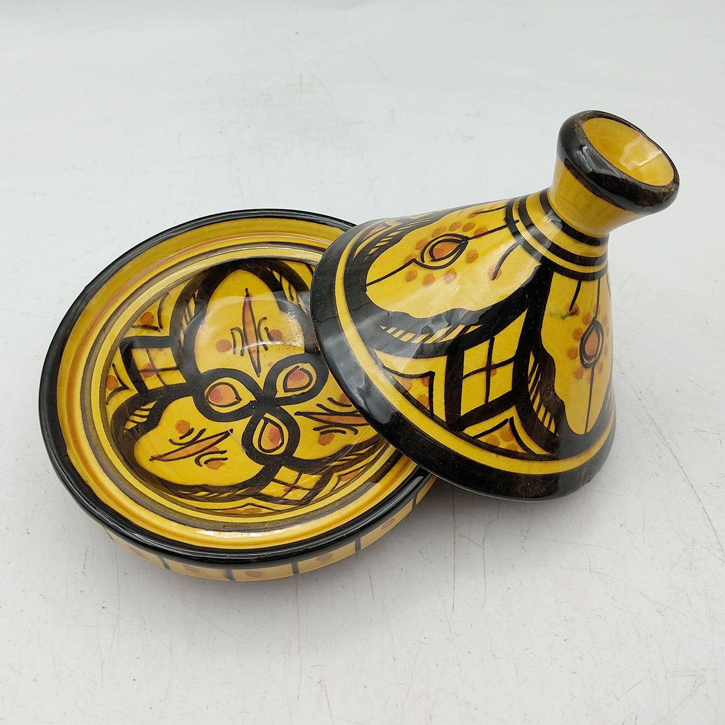 Mini Tajine Etnica Marocco Marocchina Spezie Salse Ceramica Terracotta 1702221328