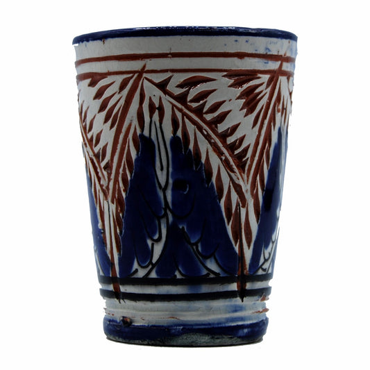 Arredamento Etnico Bicchiere Boccale Ceramica Terracotta Marocchino 3007190904