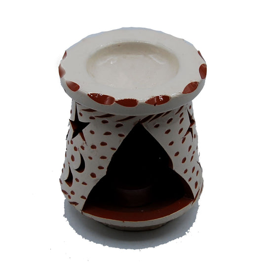 Arredamento Etnico Profumatore Ceramica Terracotta Marocco 1103201121