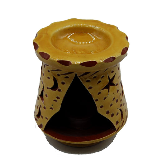 Arredamento Etnico Profumatore Ceramica Terracotta Marocco 1103201125