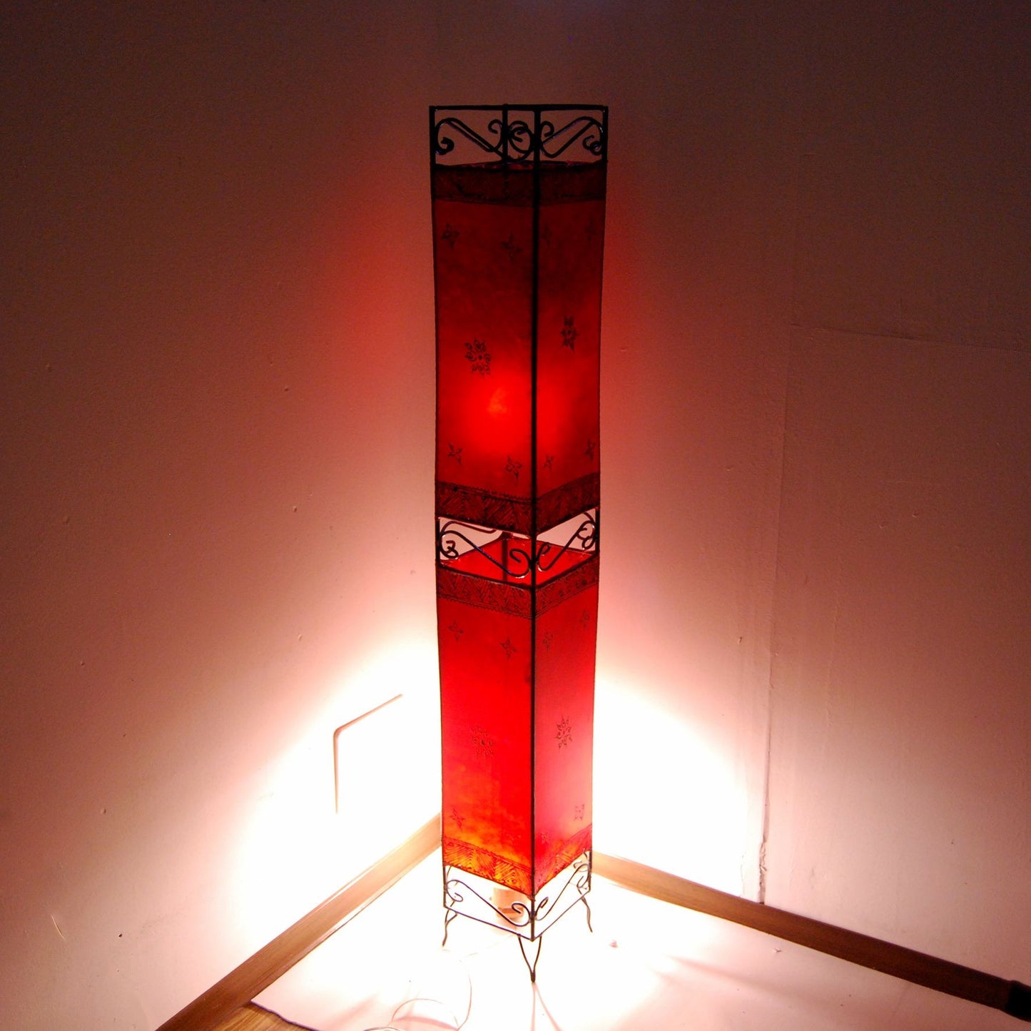 Etnisch decor Marokkaanse lantaarnlamp in ijzer Pellle Henne 1405201113