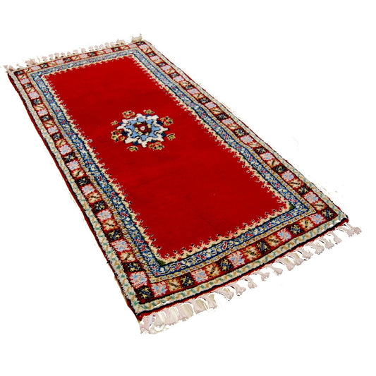 Etnische meubels Berber Tapijt 100% Oosterse langpolige wol Marokko 1111190906