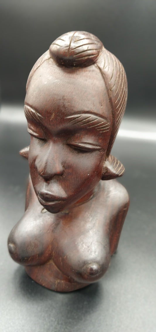 Etnische objecten handgemaakt Afrikaans houten beeld 0904201009