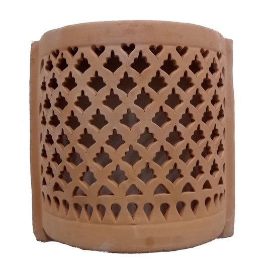 Arredo Etnico Applique Parete Lampada Terracotta Tunisina Marocchina 0211201010