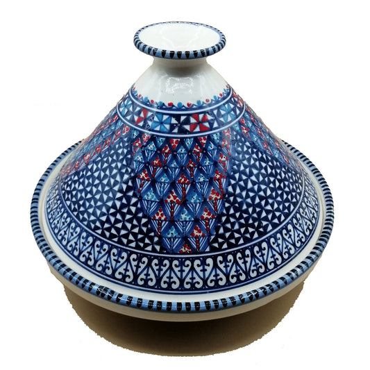 Arredo Etnico Tajine Decorativa Ceramica Marocchina Tunisina 32cm 0311200904