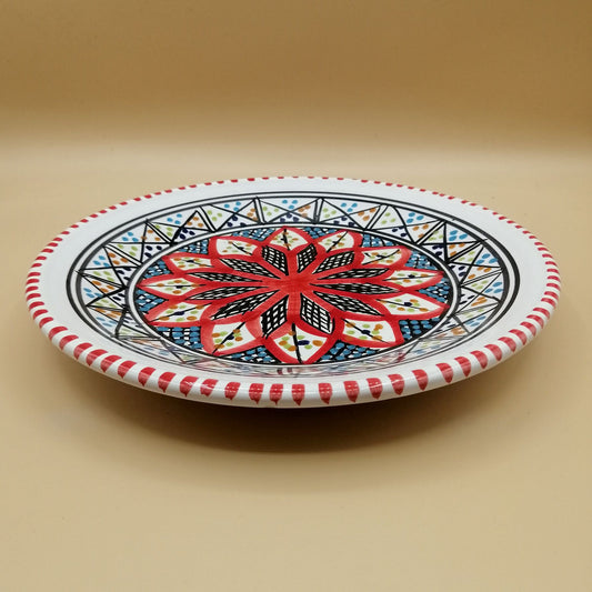 Etnico Arredo Piatto Ceramica Portata Decorativo Marocchino Tunisino 0411201202