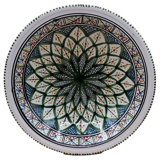 Etnico Arredo Piatto Ceramica Portata Decorativo Marocchino Tunisino 0411201221
