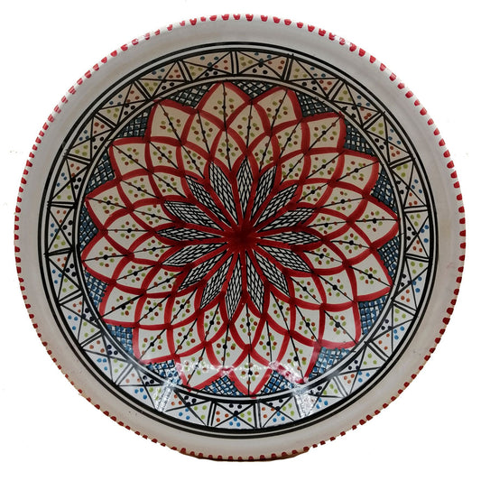 Etnico Arredo Piatto Ceramica Portata Decorativo Marocchino Tunisino 0411201222