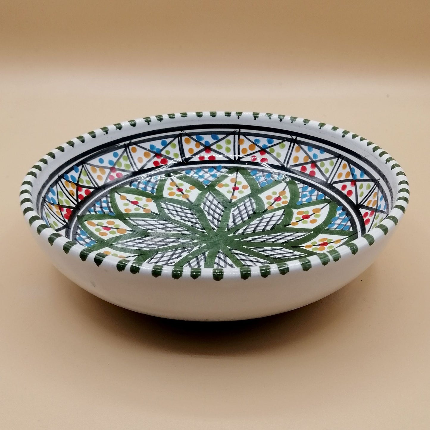 Etnico Arredo Piatto Ceramica Portata Decorativo Marocchino Tunisino 0611200911