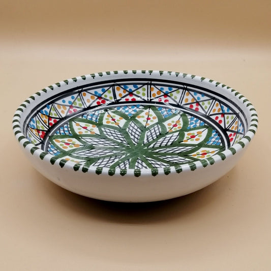 Etnico Arredo Piatto Ceramica Portata Decorativo Marocchino Tunisino 0611200915