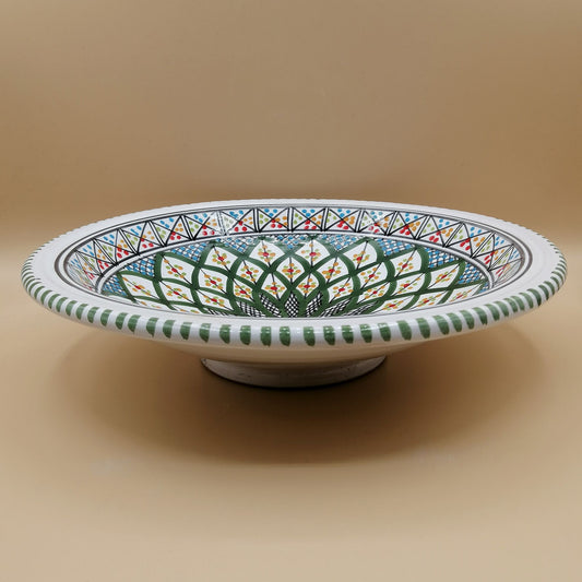 Etnico Arredo Piatto Ceramica Portata Decorativo Marocchino Tunisino 0411201225
