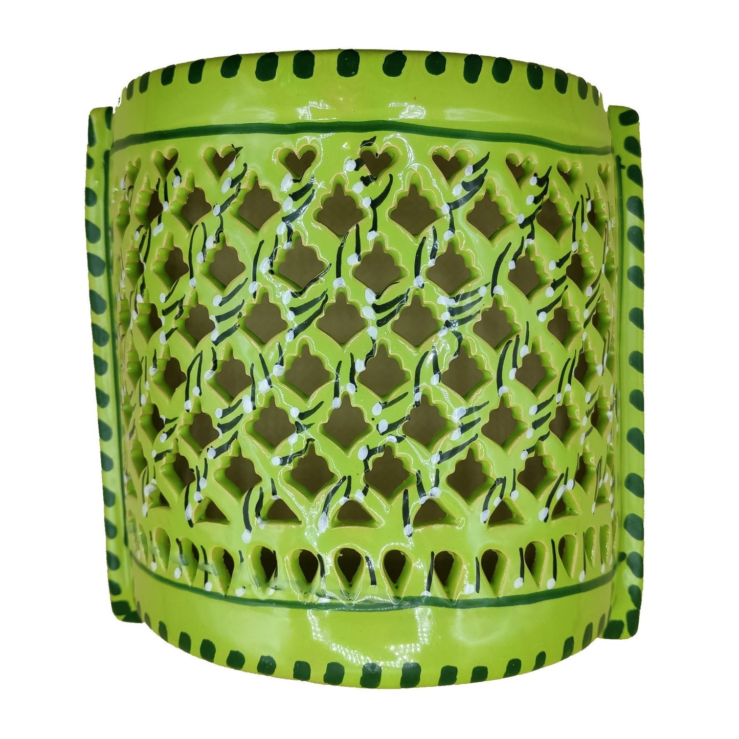 Arredo Etnico Applique Parete Lampada Ceramica Tunisina Marocchina 2511201106