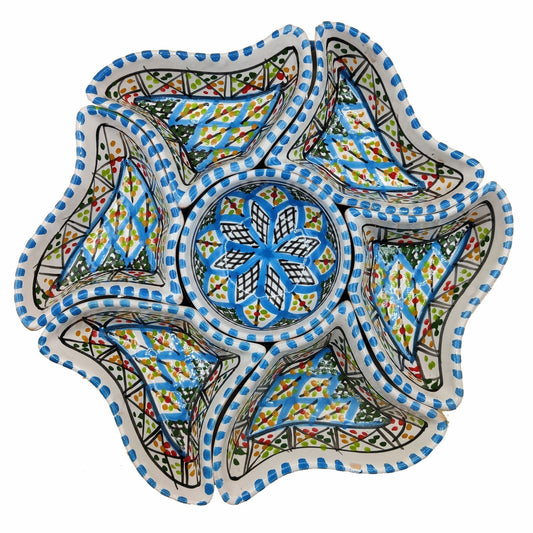 Antipastiera Piatto Etnico Ceramica Terracotta Tunisina Marocchina 2611201207