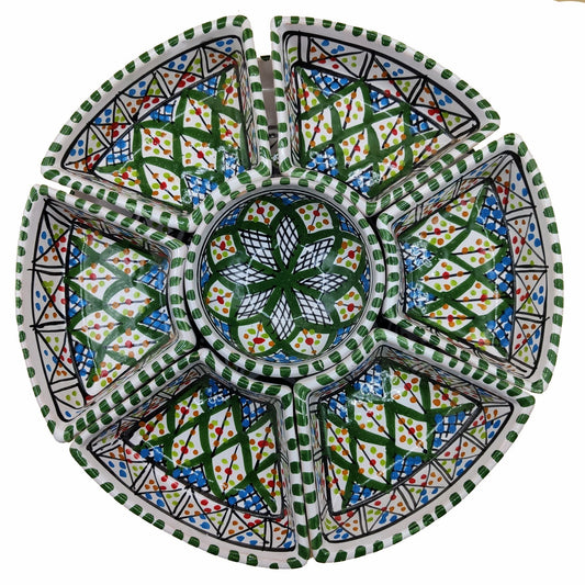 Antipastiera Piatto Etnico Ceramica Terracotta Tunisina Marocchina 2611201209
