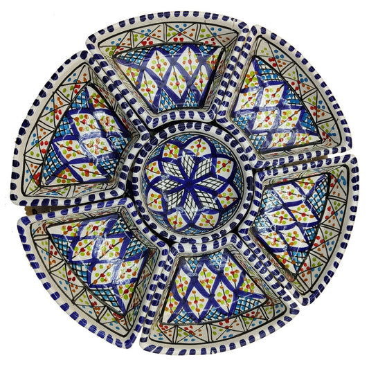 Antipastiera Piatto Etnico Ceramica Terracotta Tunisina Marocchina 2611201210