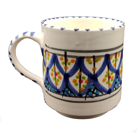 Bicchiere Boccale Ceramica Terracotta Etnico Tunisino Marocchino 2212200902