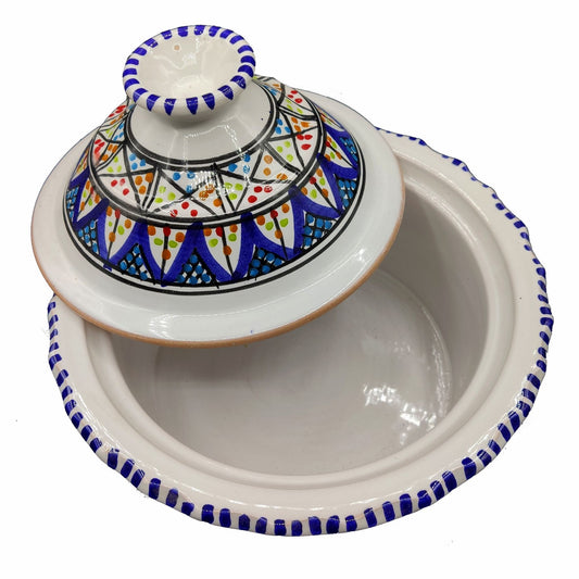 Pentola da Servizio Zuppiera Ceramica Etnica Tunisina Marocchina 2212200932