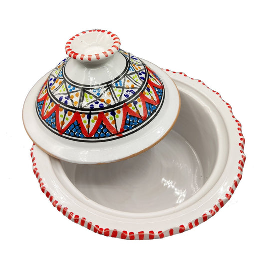 Pentola da Servizio Zuppiera Ceramica Etnica Tunisina Marocchina 2212200933