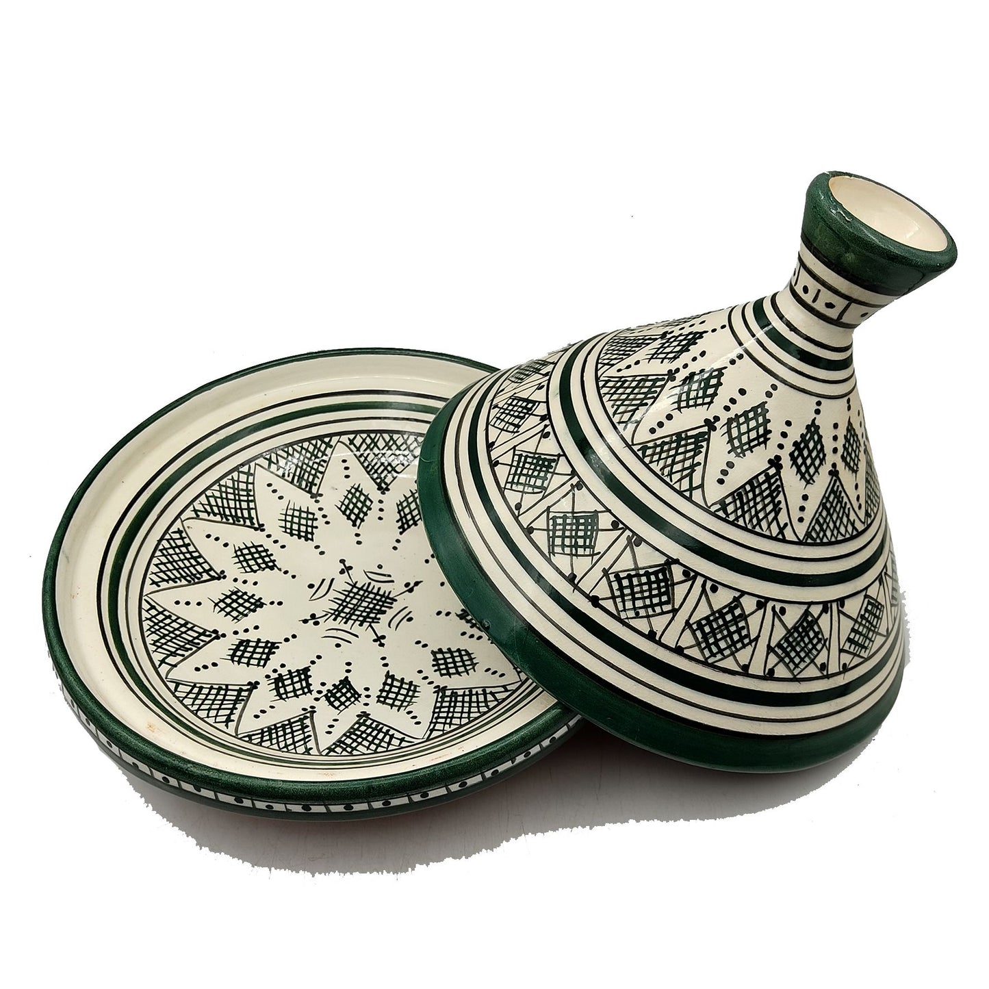 Decoratieve Tajine Keramiek Terracotta Marokko Marokkaans Etnisch handgeschilderd 2302221103