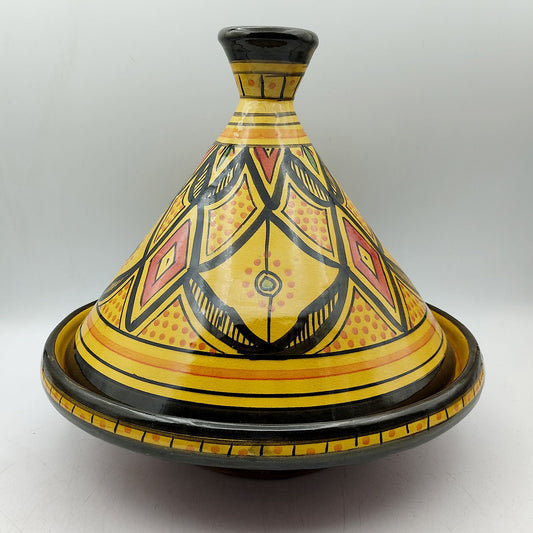 Tajine Decorativa Ceramica Terracotta Marocco Marocchina Etnica Dipinta a Mano 2302221105
