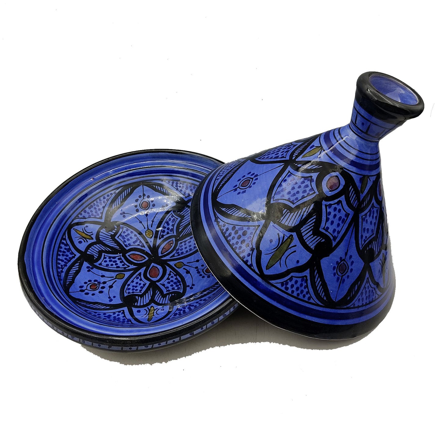 Decoratieve Tajine Keramiek Terracotta Marokko Marokkaans Etnisch handbeschilderd 2302221113