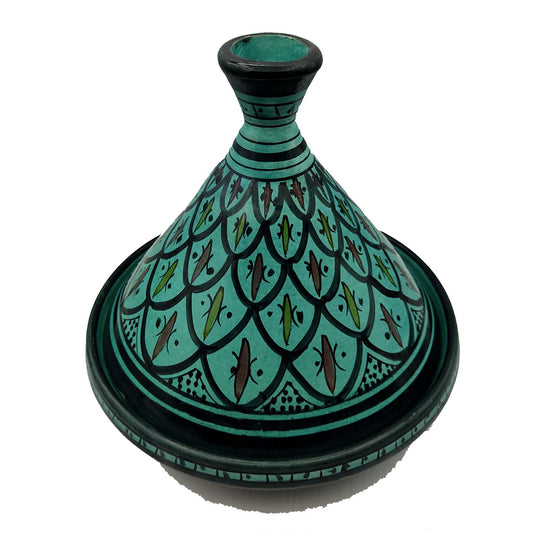 Tajine Decorativa Ceramica Terracotta Marocco Marocchina Etnica Dipinta a Mano 2302221119