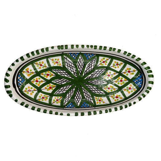 Sprolunga keramische decoratieve plaat Marokkaanse Tunesische 1201211306