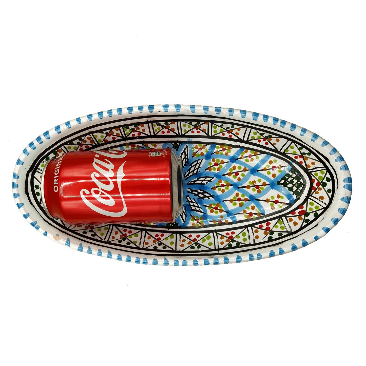 Sprolunga keramiek decoratief bord Marokkaans Tunesisch 1201211308