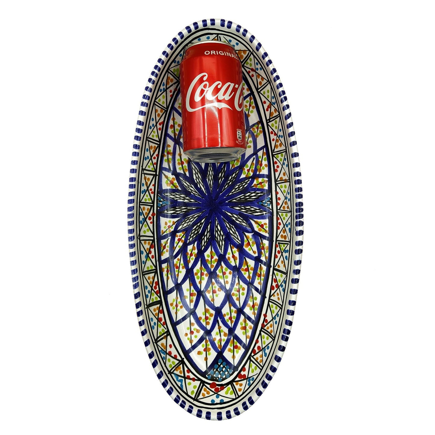 Sprolunga keramische decoratieve plaat Marokkaanse Tunesische 1201211315